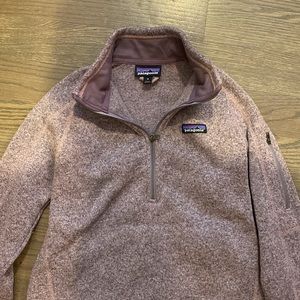 Patagonia Better Sweater Quarter Zip -  Evening Mauve. NWOT!